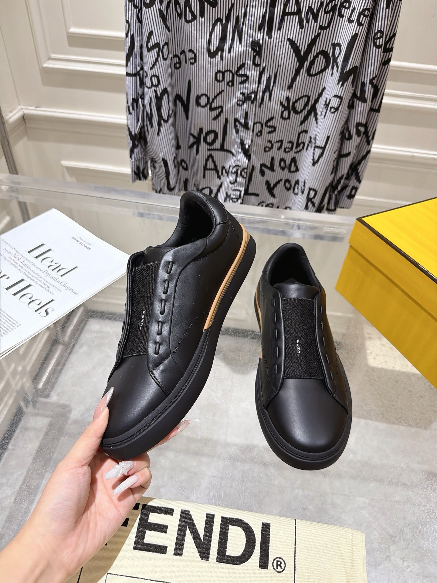 Cheap New Arrivals High quality Fendi Sneakers For Men in 208929, $120 USD- [IB208929] - Replica Fendi Sneakers For Men
