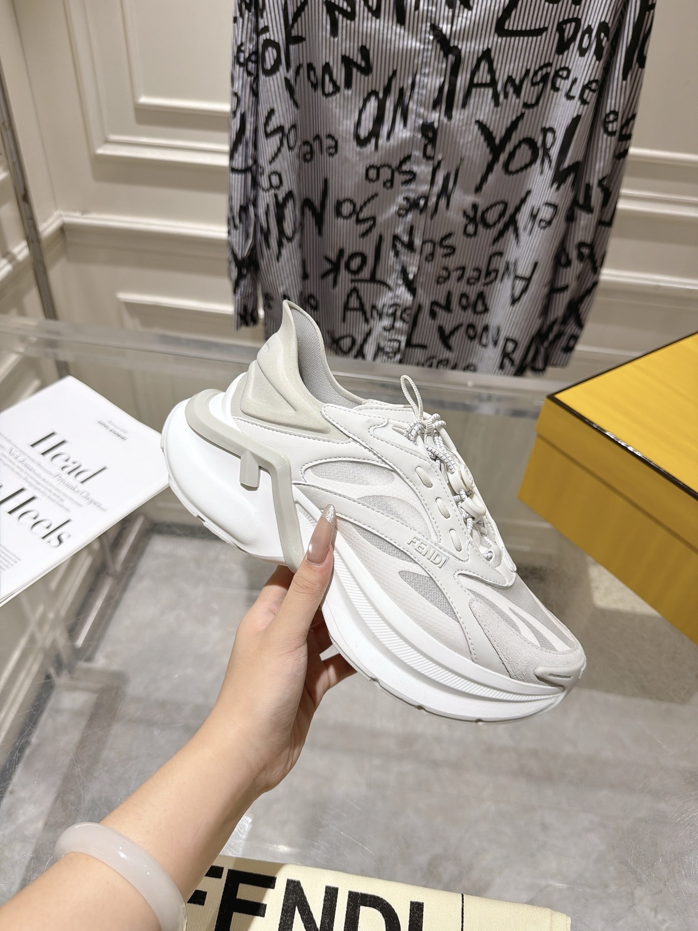 Cheap New Arrivals High quality Fendi Sneakers Size 35-45 in 208930, $120 USD- [IB208930] - Replica Fendi Sneakers For Men