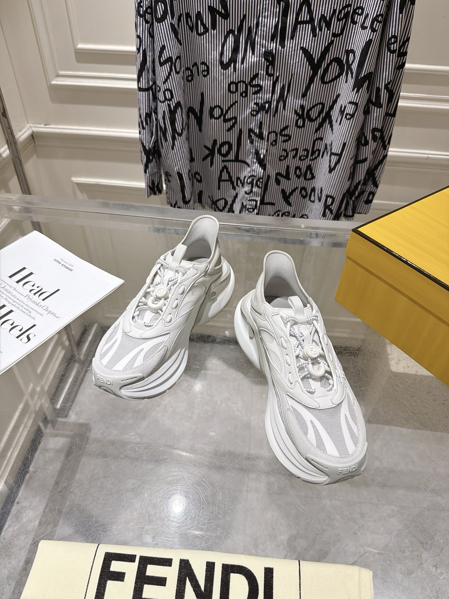 Cheap New Arrivals High quality Fendi Sneakers Size 35-45 in 208930, $120 USD- [IB208930] - Replica Fendi Sneakers For Men