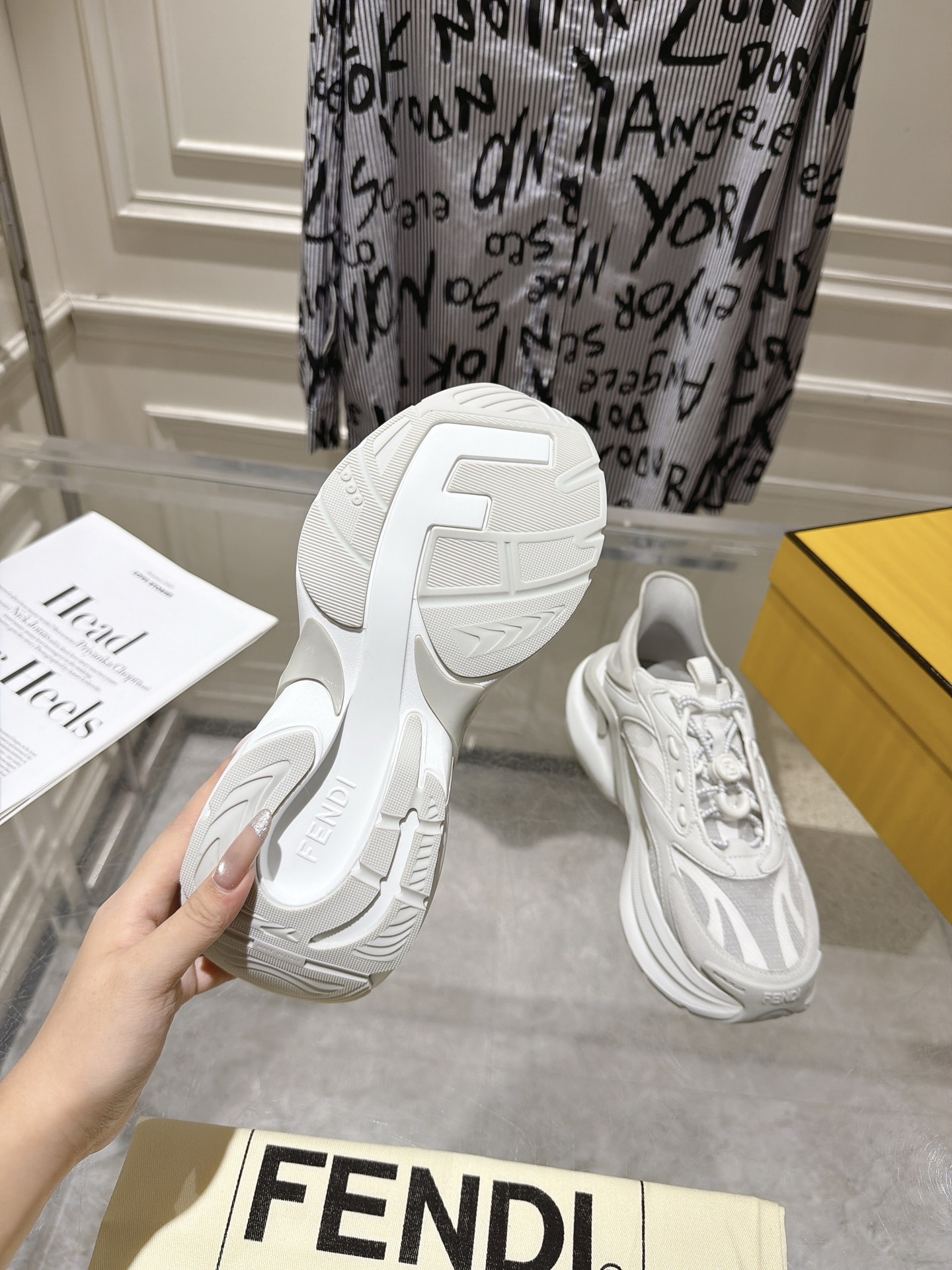 Cheap New Arrivals High quality Fendi Sneakers Size 35-45 in 208930, $120 USD- [IB208930] - Replica Fendi Sneakers For Men