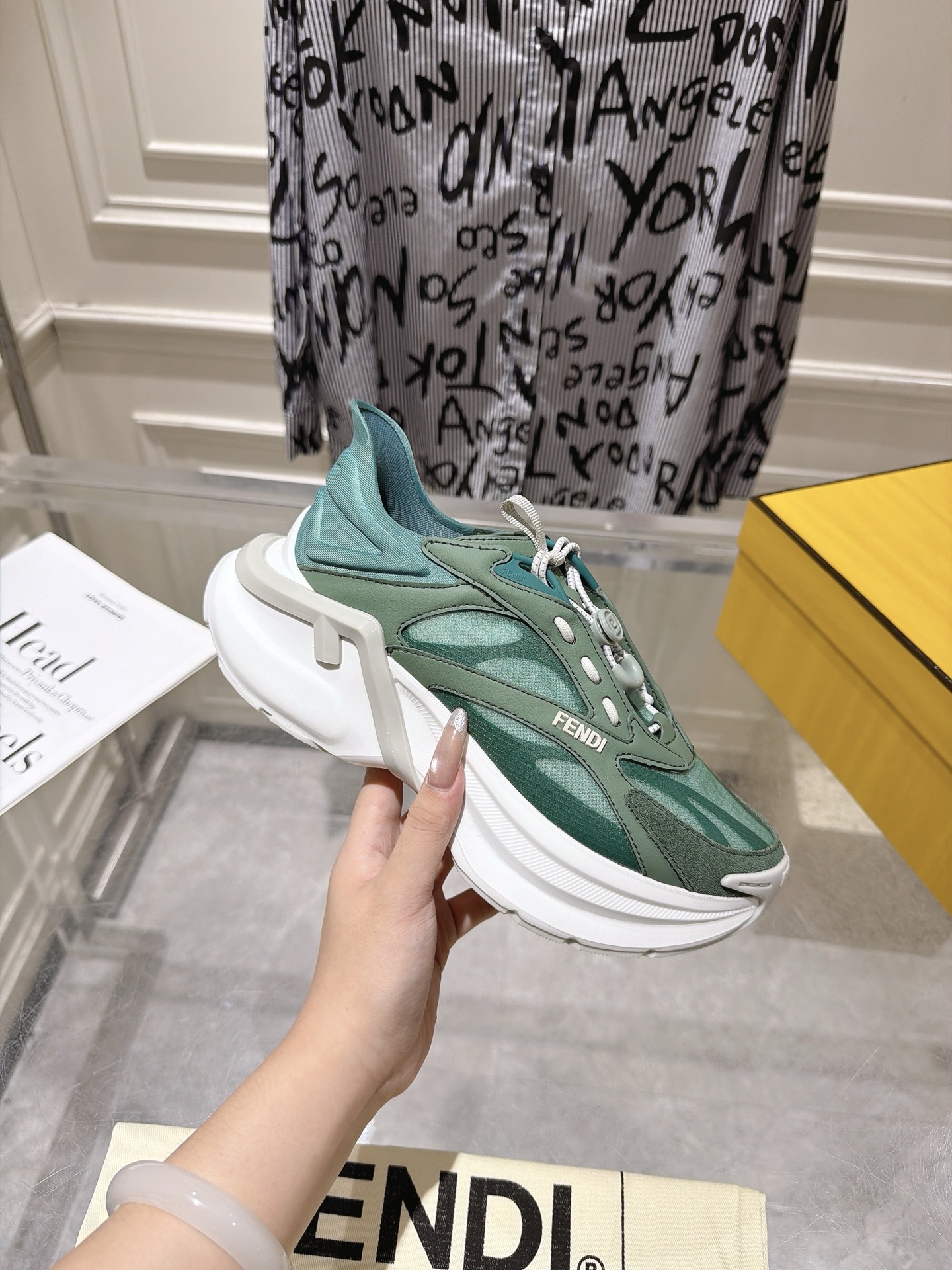 Cheap New Arrivals High quality Fendi Sneakers Size 35-45 in 208932, $120 USD- [IB208932] - Replica Fendi Sneakers For Men