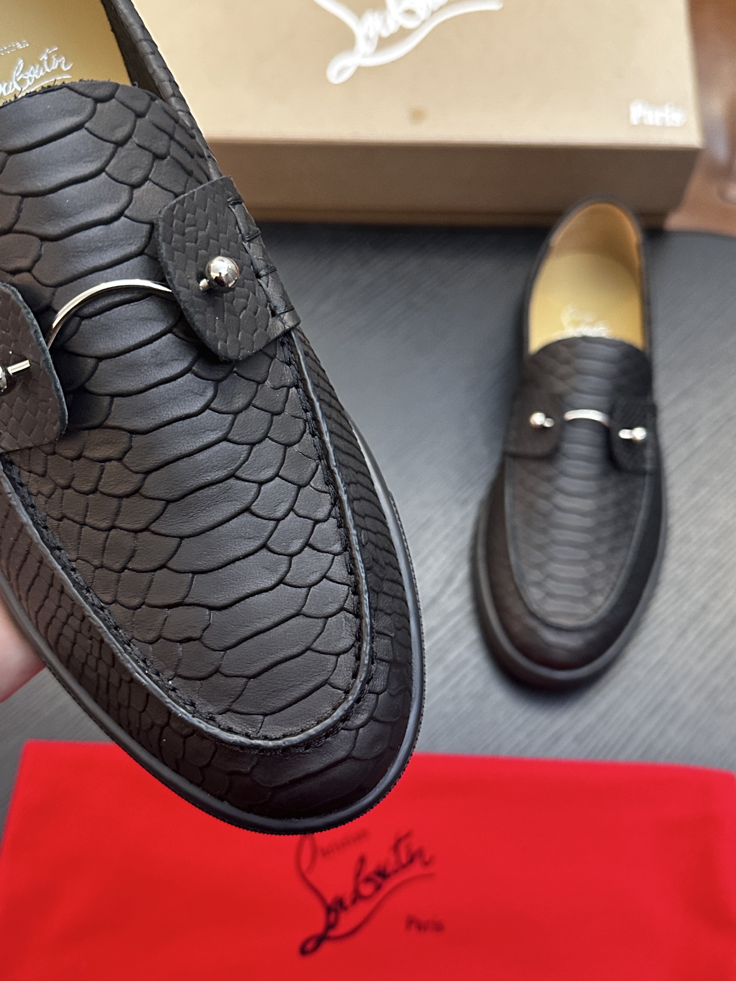 Cheap New Arrivals Christian Louboutin Shoes For Men in 208933, $135 USD- [IB208933] - Replica Christian Louboutin Loafers For Men