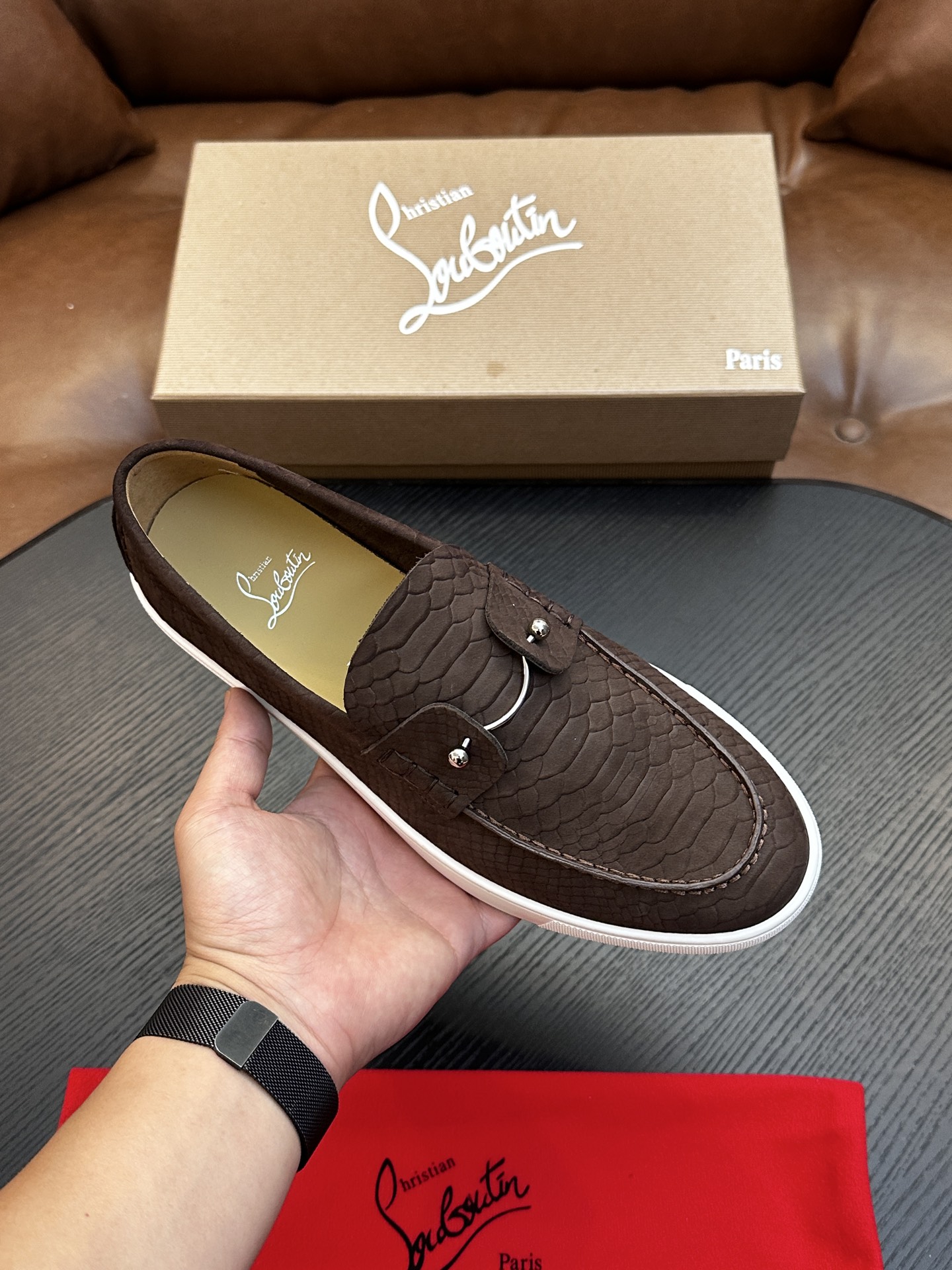 Cheap New Arrivals Christian Louboutin Shoes For Men in 208935, $135 USD- [IB208935] - Replica Christian Louboutin Loafers For Men