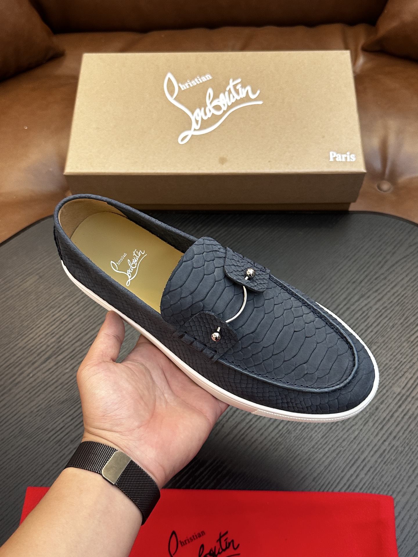 Cheap New Arrivals Christian Louboutin Shoes For Men in 208936, $135 USD- [IB208936] - Replica Christian Louboutin Loafers For Men