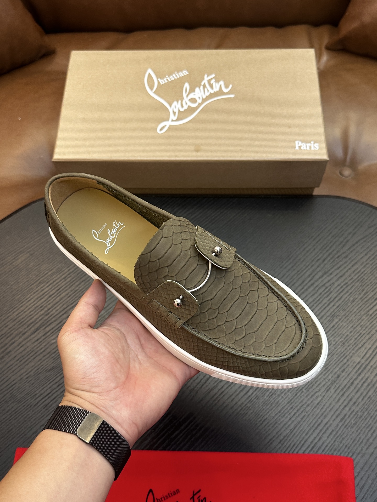 Cheap New Arrivals Christian Louboutin Shoes For Men in 208937, $135 USD- [IB208937] - Replica Christian Louboutin Loafers For Men