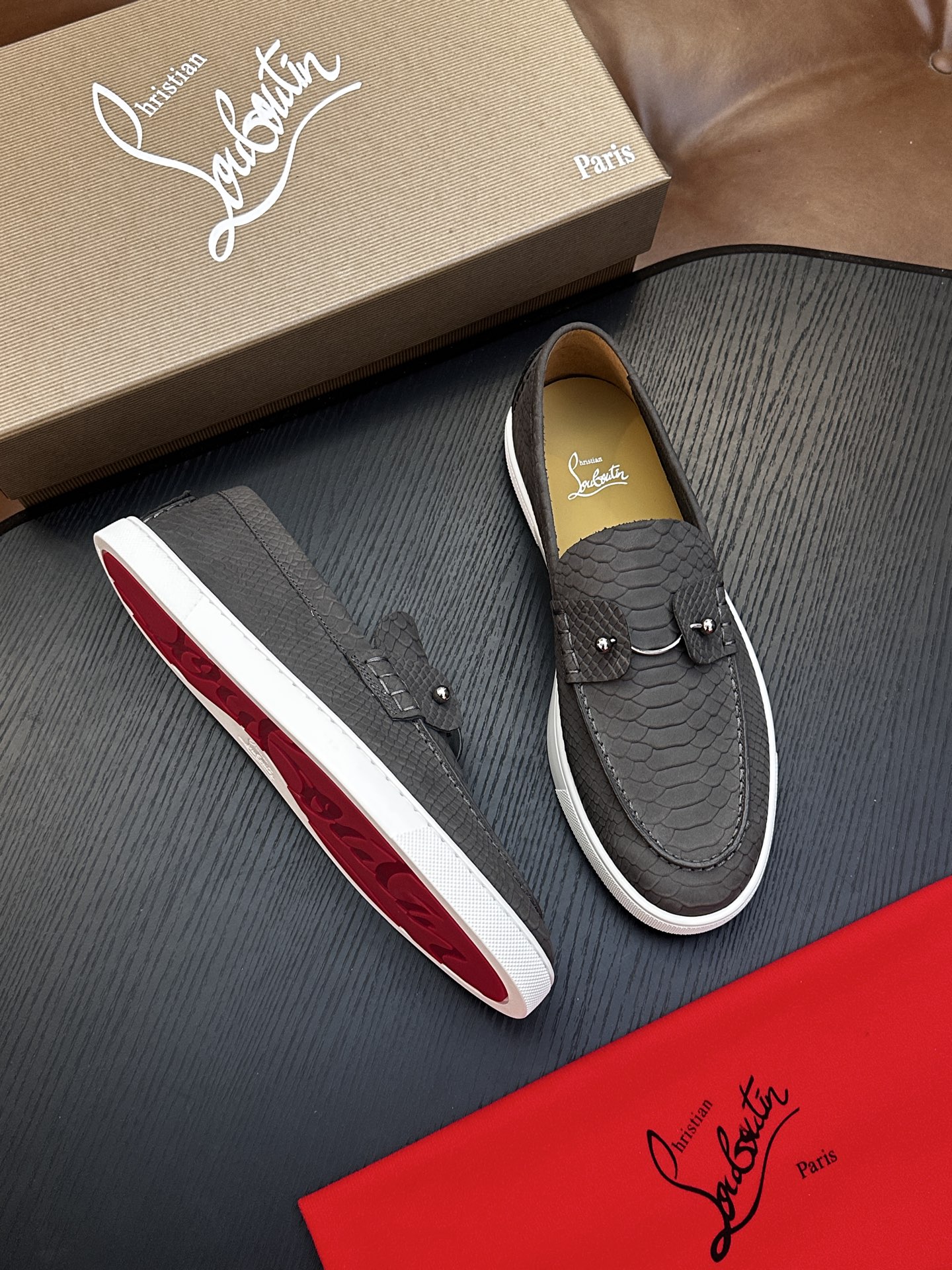 Cheap New Arrivals Christian Louboutin Shoes For Men in 208938, $135 USD- [IB208938] - Replica Christian Louboutin Loafers For Men