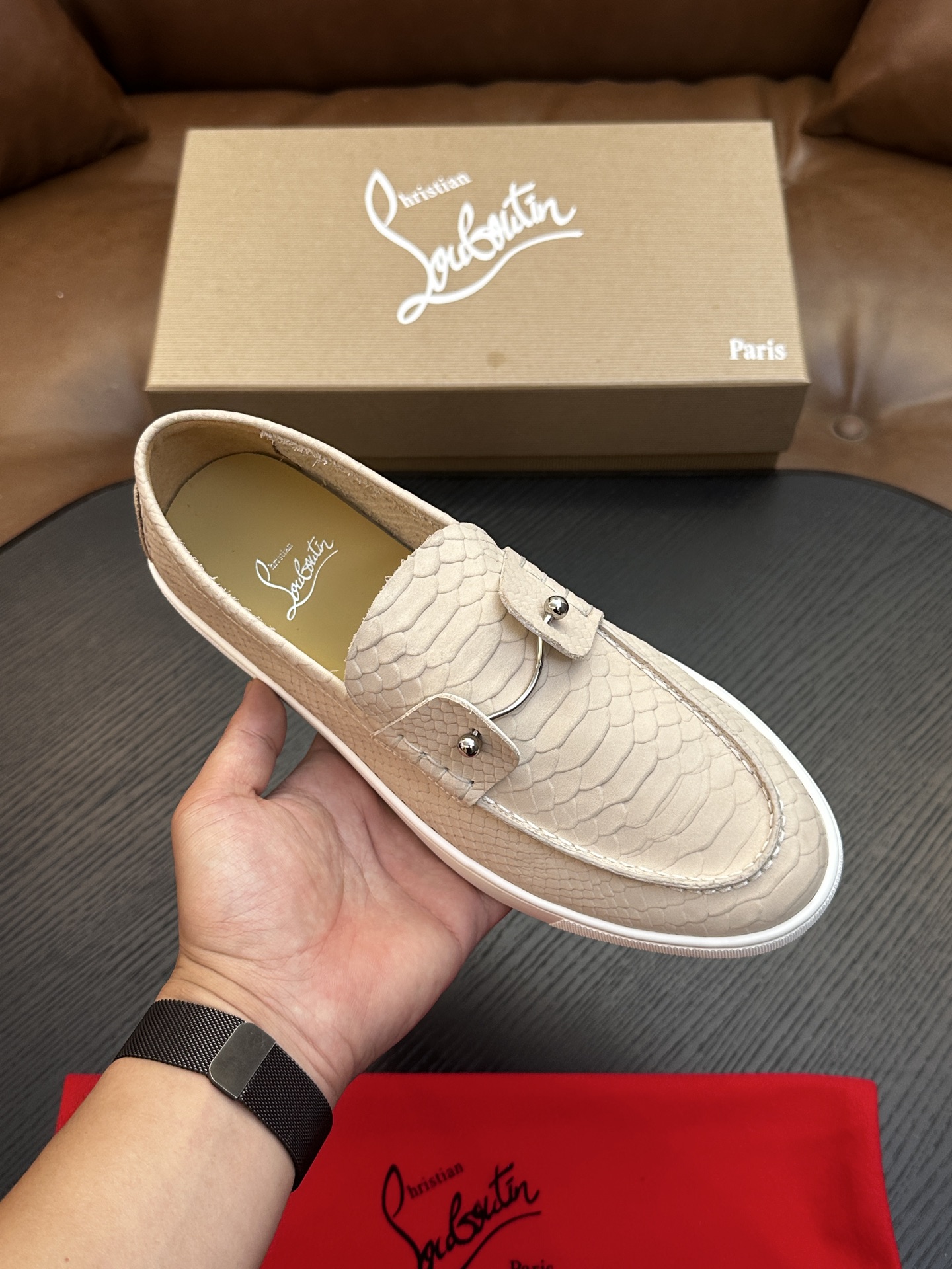 Cheap New Arrivals Christian Louboutin Shoes For Men in 208939, $135 USD- [IB208939] - Replica Christian Louboutin Loafers For Men