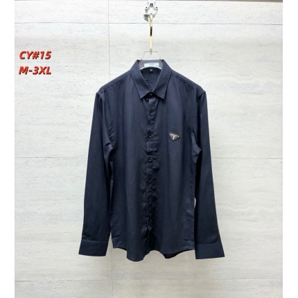 Prada Long-Sleeved Polo Shirts for Men in 208981
