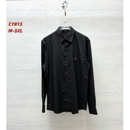 Prada Long-Sleeved Polo Shirts for Men in 208982