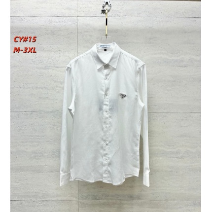 Prada Long-Sleeved Polo Shirts for Men in 208983