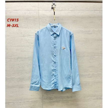 Prada Long-Sleeved Polo Shirts for Men in 208992