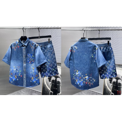 Louis Vuitton Short Tracksuits For Men in 209763