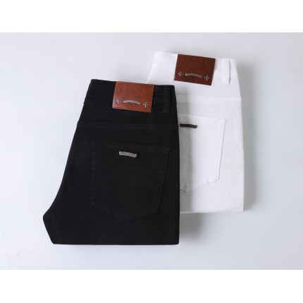 Cheap New Arrivals Chrome Hearts Jeans For Men in 211339, $50 USD- [IB211339] - Replica Chrome Hearts Jeans