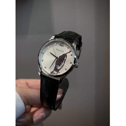 Cheap The Gucci G-Timeless YA1264123/YA126284 series, as a key element of the brand, the classic red and green ribbons and the, $280 USD- [IB211521] - Replica Gucci AAA Quality Watches