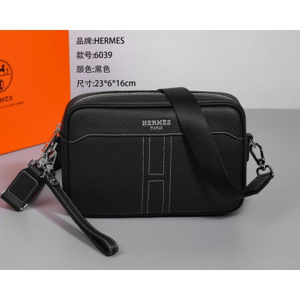 Cheap New Arrivals Hermes AAA quality Crossbody Bags for Men in 211933, $80 USD- [IB211933] - Replica Hermes AAA+++ Bags For Men