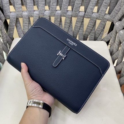 New Arrivals Hermes AAA quality Clutchs for Men in 211942