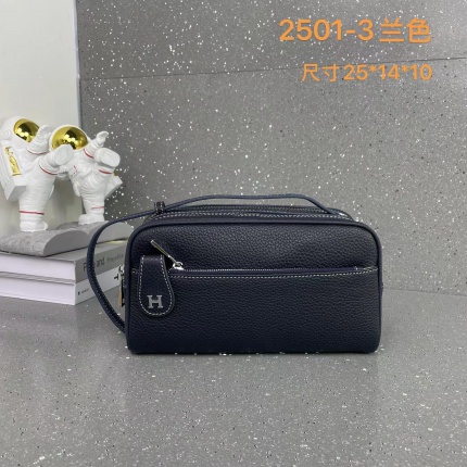 Cheap New Arrivals Hermes AAA quality Clutchs for Men in 211950, $75 USD- [IB211950] - Replica Hermes AAA+++ Bags For Men
