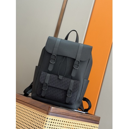New Dior AAA Quality Men's Dual-Shoulder Backpack in 212001