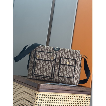 Cheap New Dior AAA-level men's crossbody bag in 212065, $115 USD- [IB212065] - Replica Dior AAA quality Bags For Men