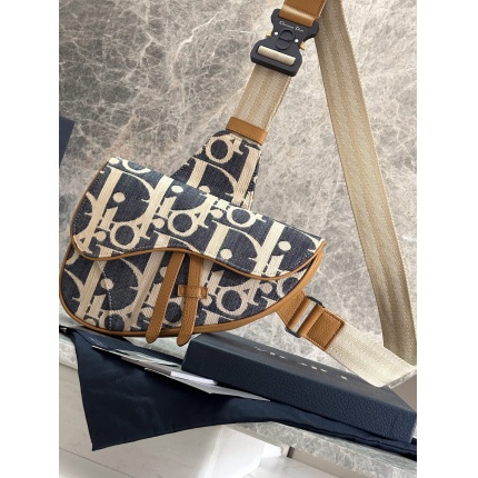 Cheap New Dior AAA-Class Men's Saddle Bag in 212091, $95 USD- [IB212091] - Replica Dior AAA quality Bags For Men