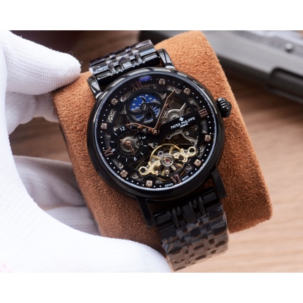 Patek Philippe high-quality open-work mechanical wristwatch in 212481