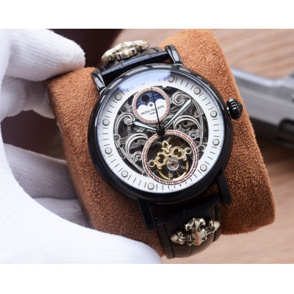 Patek Philippe high-quality open-work mechanical wristwatch in 212488
