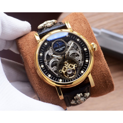 Patek Philippe high-quality open-work mechanical wristwatch in 212492