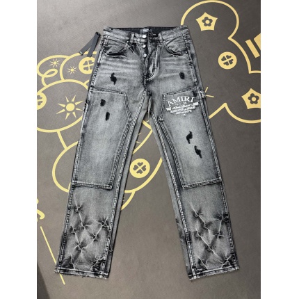 Cheap Amiri Denim Jeans for Men in 213006, $60 USD- [IB213006] - Replica Amiri Denim Jeans for Men