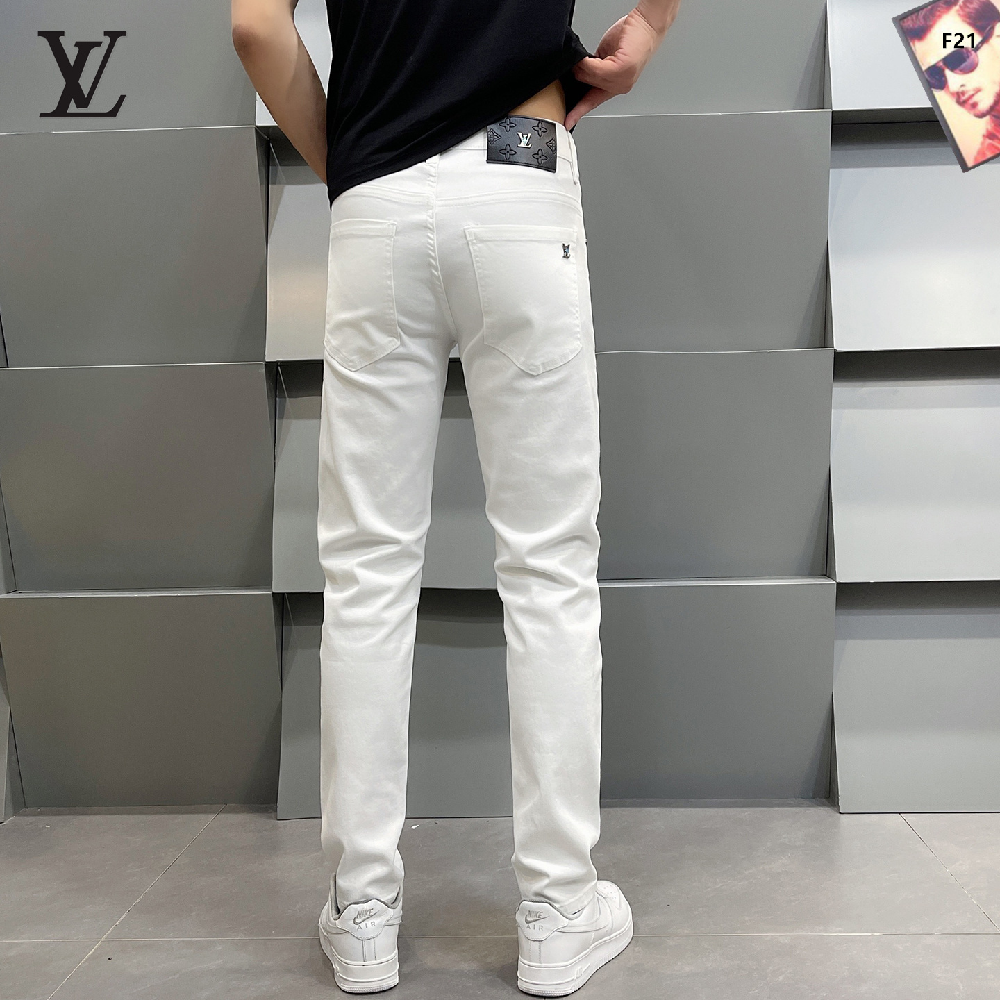 Cheap Louis Vuitton Jeans for Men in 208972, $50 USD- [IB208972] - Replica Louis Vuitton Jeans for Men