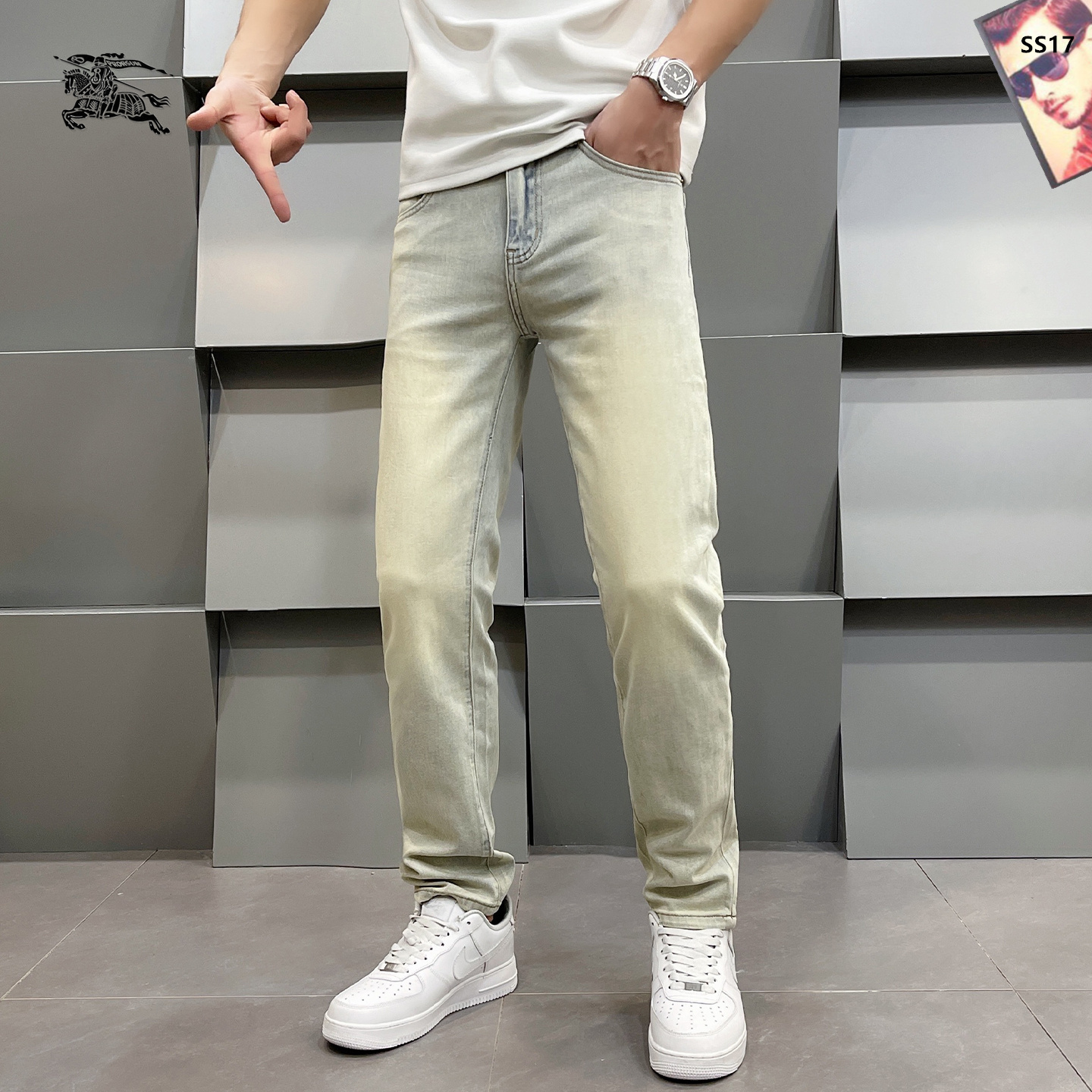 Cheap Burberry Jeans for Men in 208977, $50 USD- [IB208977] - Replica Burberry Jeans for Men