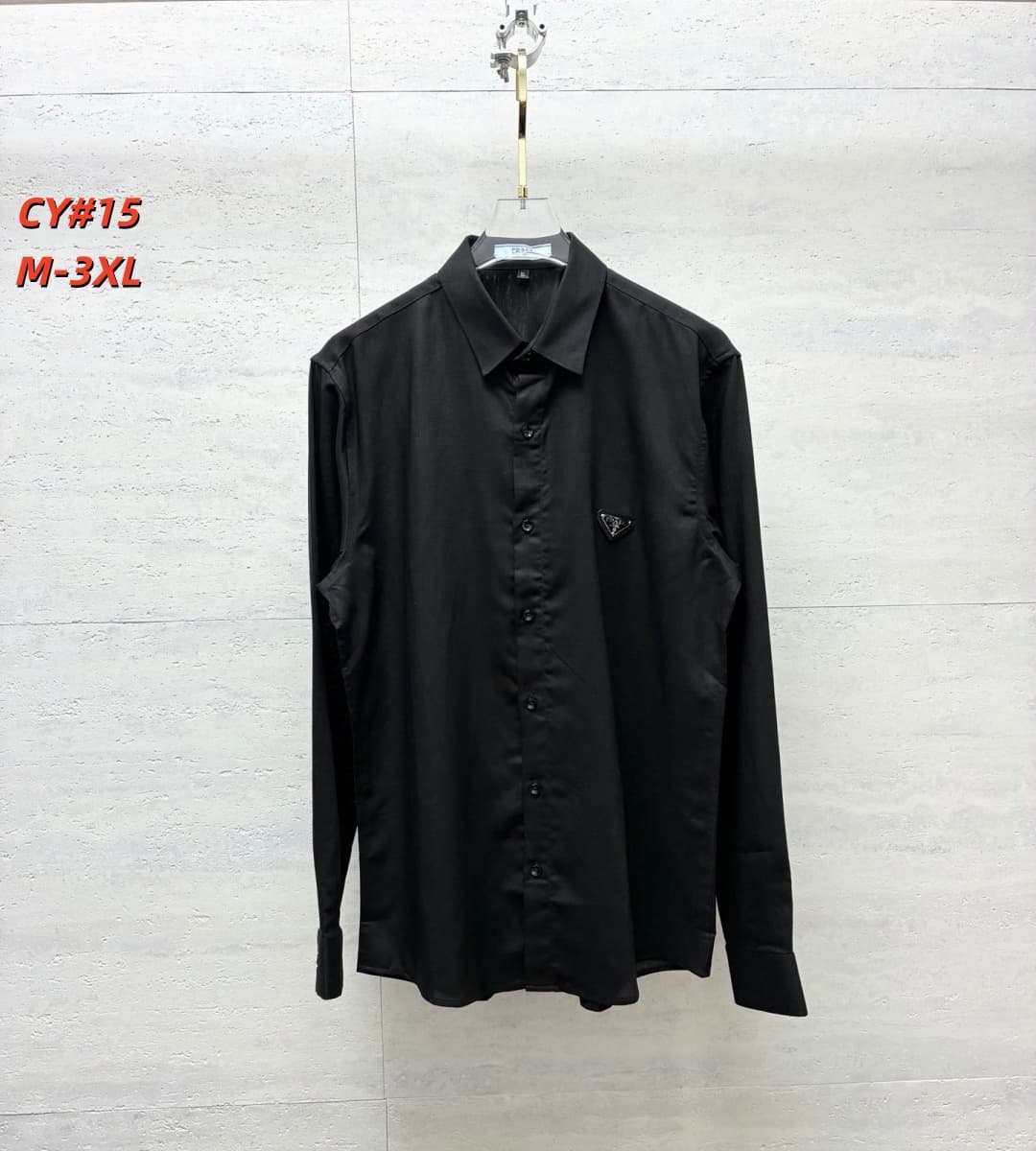 Cheap Prada Long-Sleeved Polo Shirts for Men in 208982, $45 USD- [IB208982] - Replica Proda Long-Sleeved Polo Shirts for Men