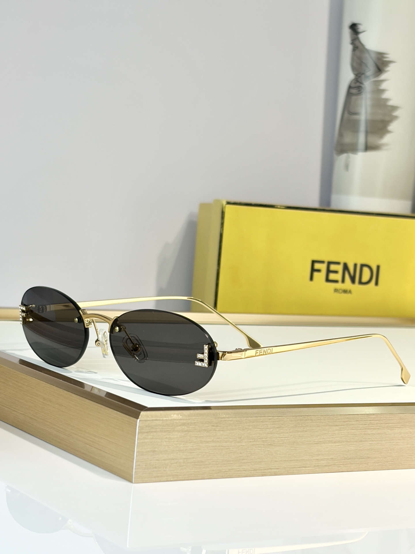 Cheap Fendi AAA quality Sunglasses in 209038, $45 USD- [IB209038] - Replica Fendi AAA quality Sunglasses
