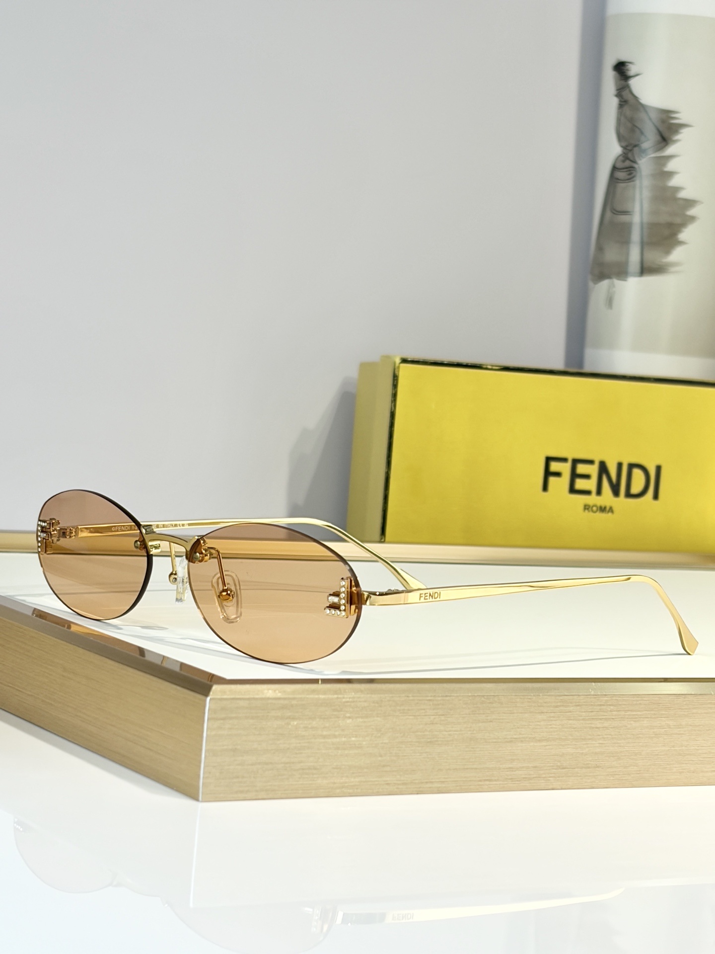 Cheap Fendi AAA quality Sunglasses in 209042, $45 USD- [IB209042] - Replica Fendi AAA quality Sunglasses