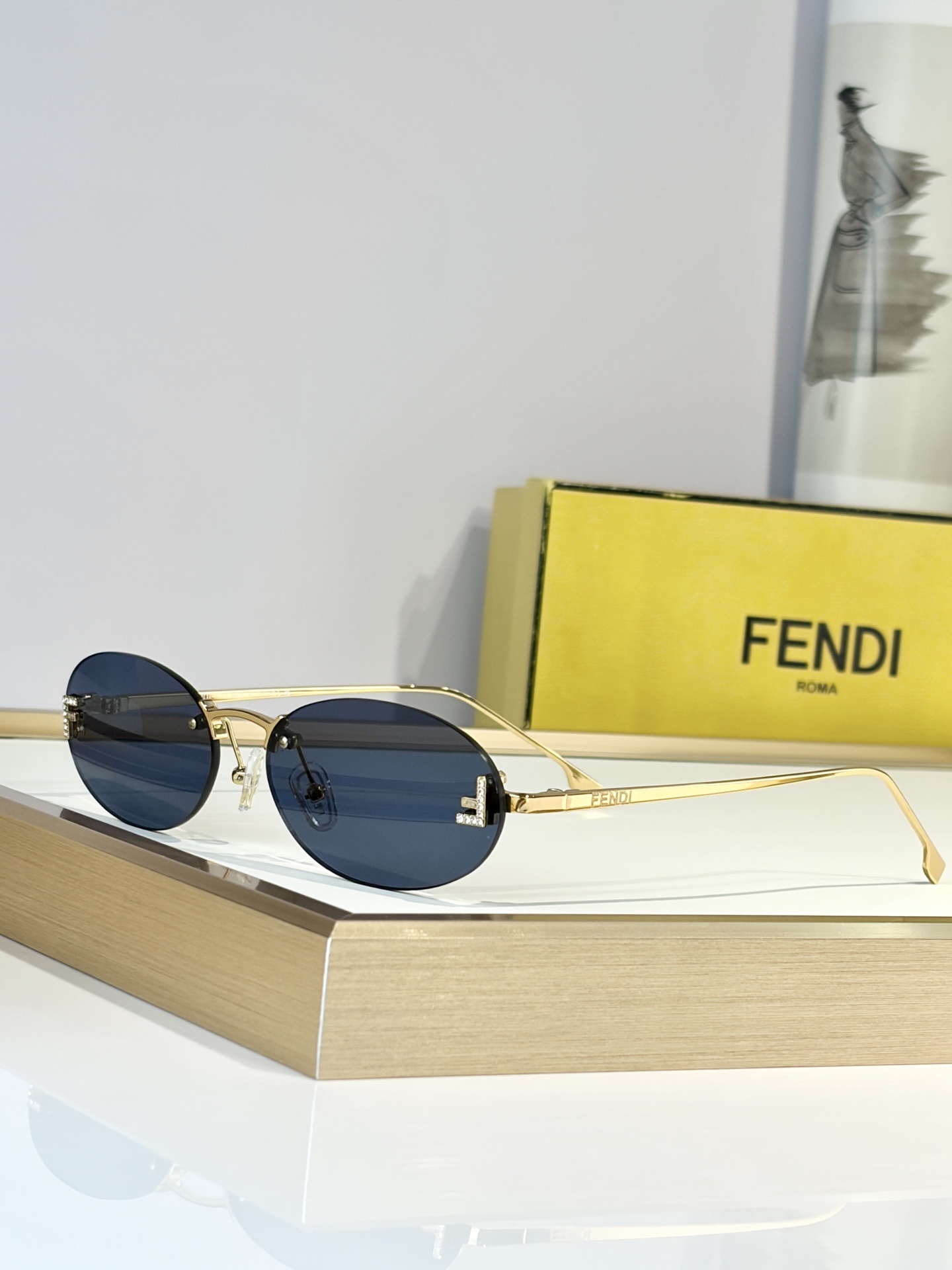 Cheap Fendi AAA quality Sunglasses in 209043, $45 USD- [IB209043] - Replica Fendi AAA quality Sunglasses