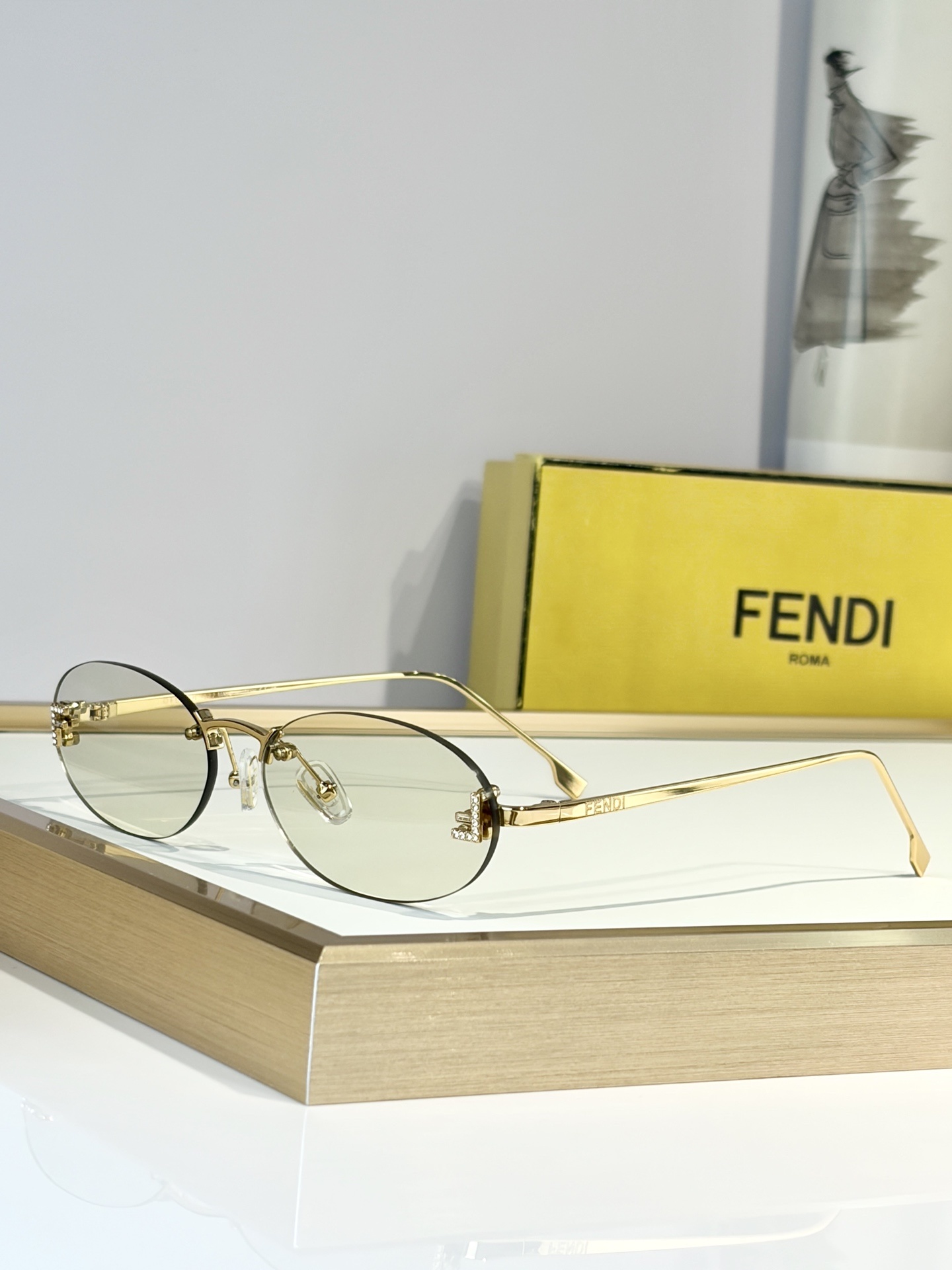 Cheap Fendi AAA quality Sunglasses in 209044, $45 USD- [IB209044] - Replica Fendi AAA quality Sunglasses
