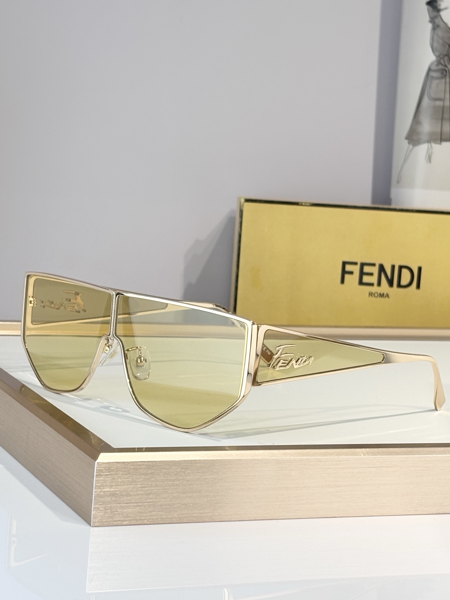 Cheap Fendi AAA quality Sunglasses in 209053, $45 USD- [IB209053] - Replica Fendi AAA quality Sunglasses