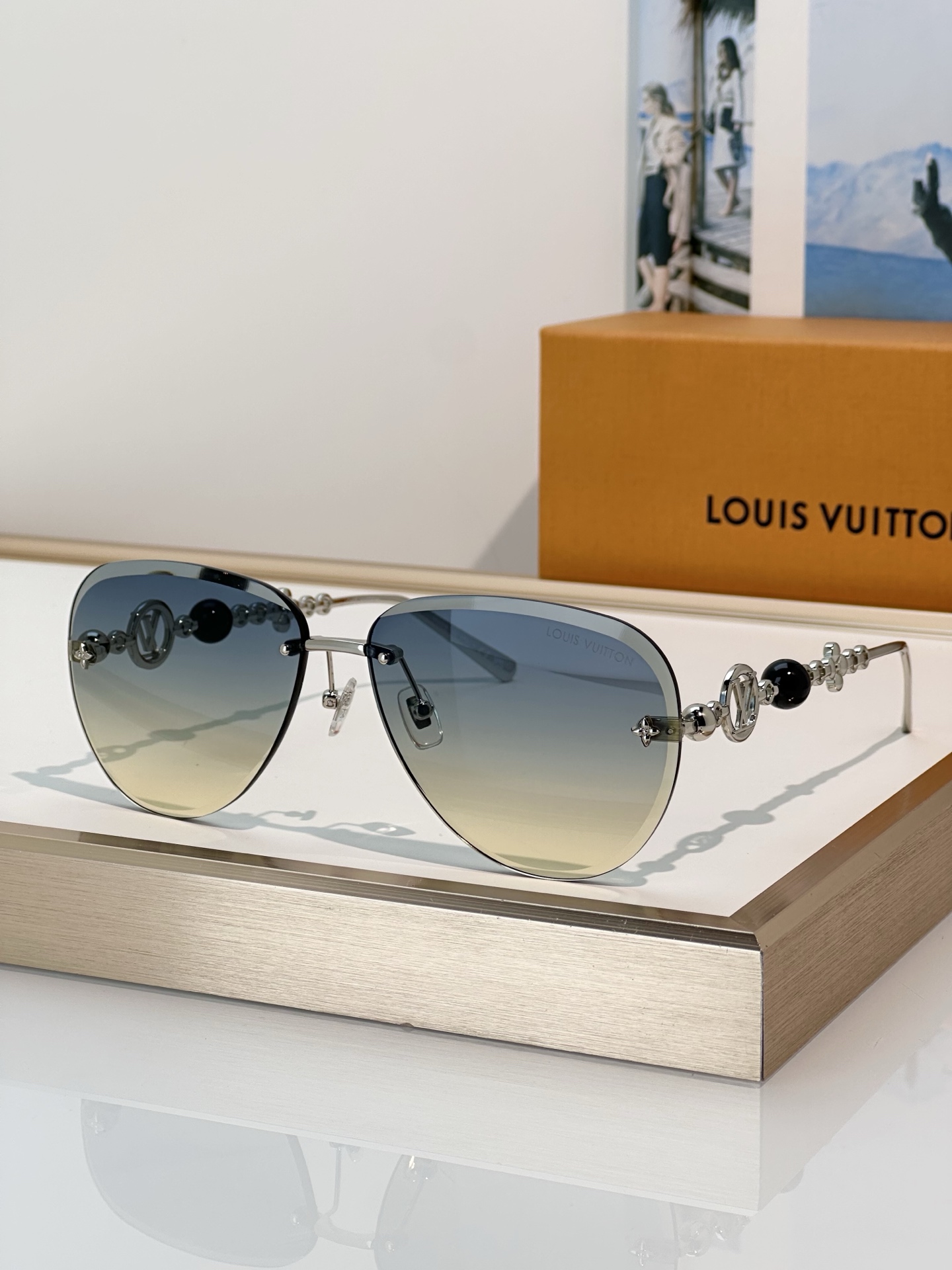 Cheap Louis Vuitton  AAA quality Sunglasses in 209134, $45 USD- [IB209134] - Replica Louis Vuitton AAA Quality Sunglasses
