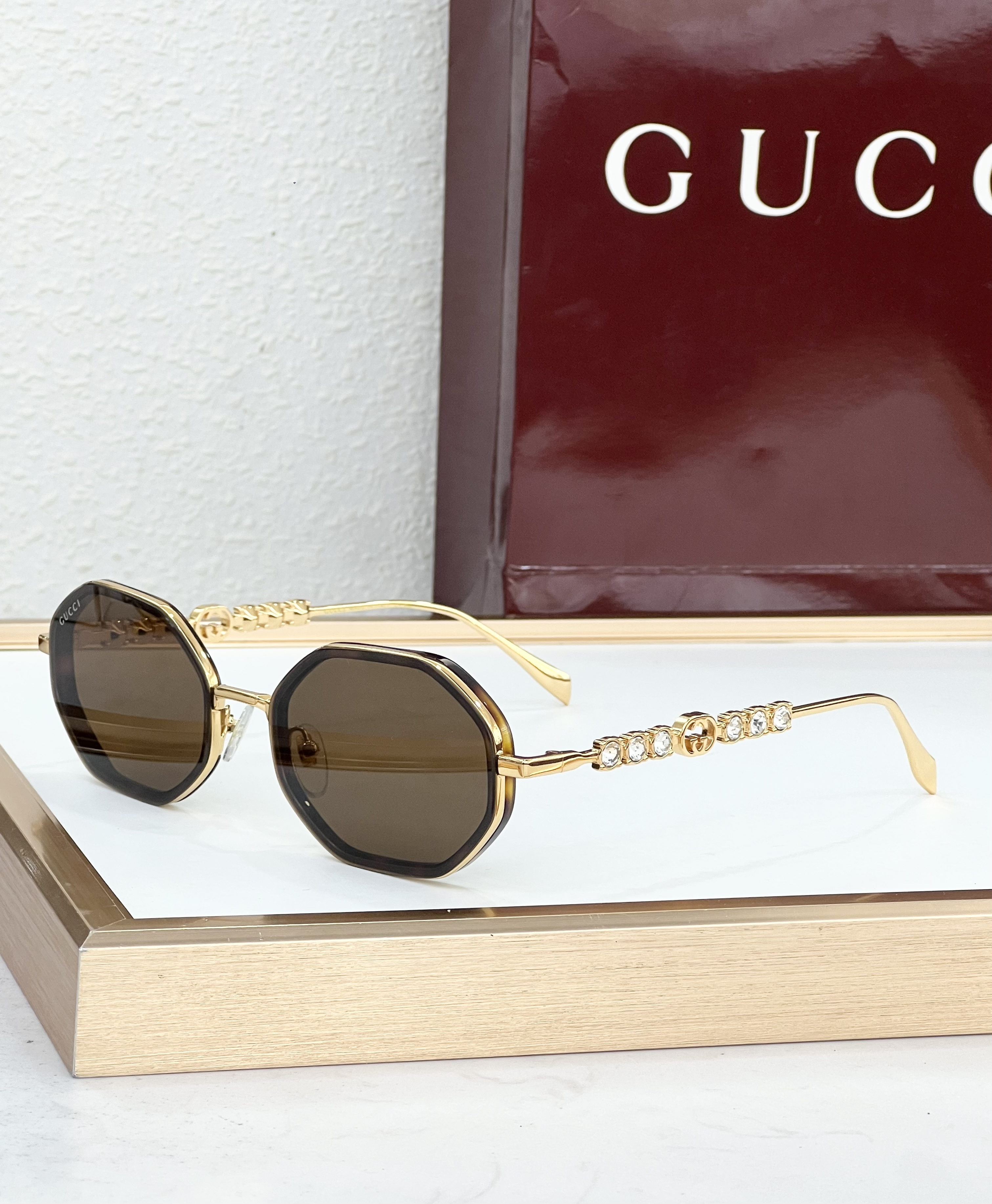 Cheap Gucci AAA Quality Sunglasses in 209164, $45 USD- [IB209164] - Replica Gucci AAA Quality Sunglasses