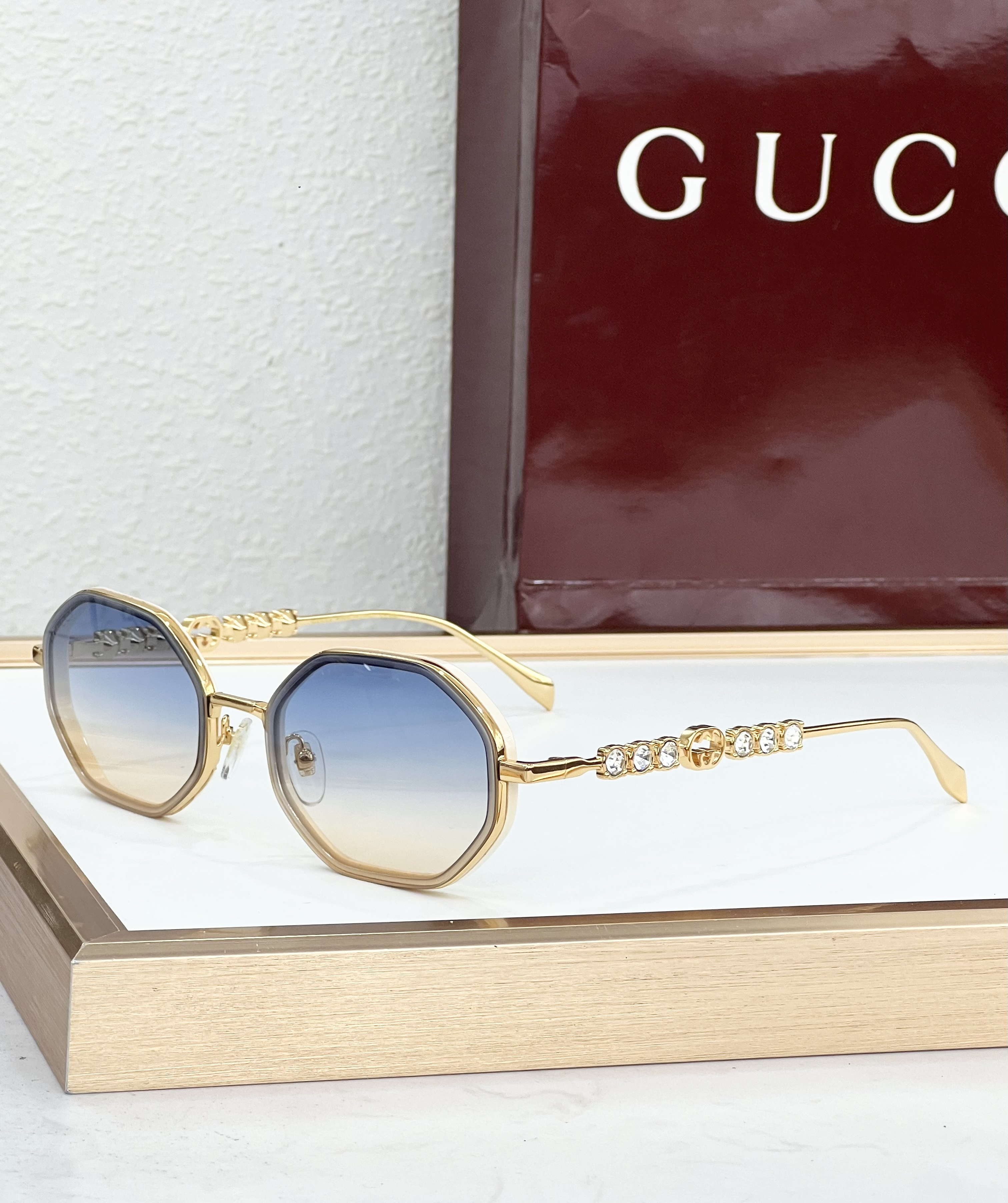 Cheap Gucci AAA Quality Sunglasses in 209165, $45 USD- [IB209165] - Replica Gucci AAA Quality Sunglasses