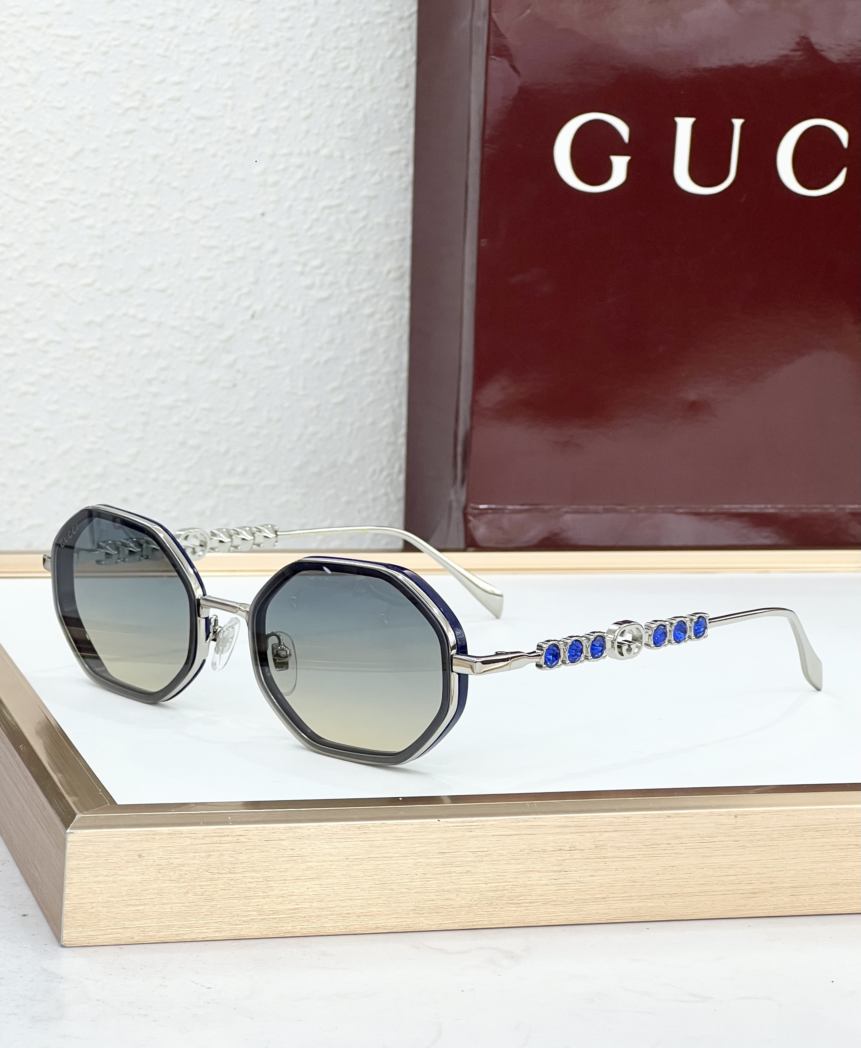 Cheap Gucci AAA Quality Sunglasses in 209166, $45 USD- [IB209166] - Replica Gucci AAA Quality Sunglasses