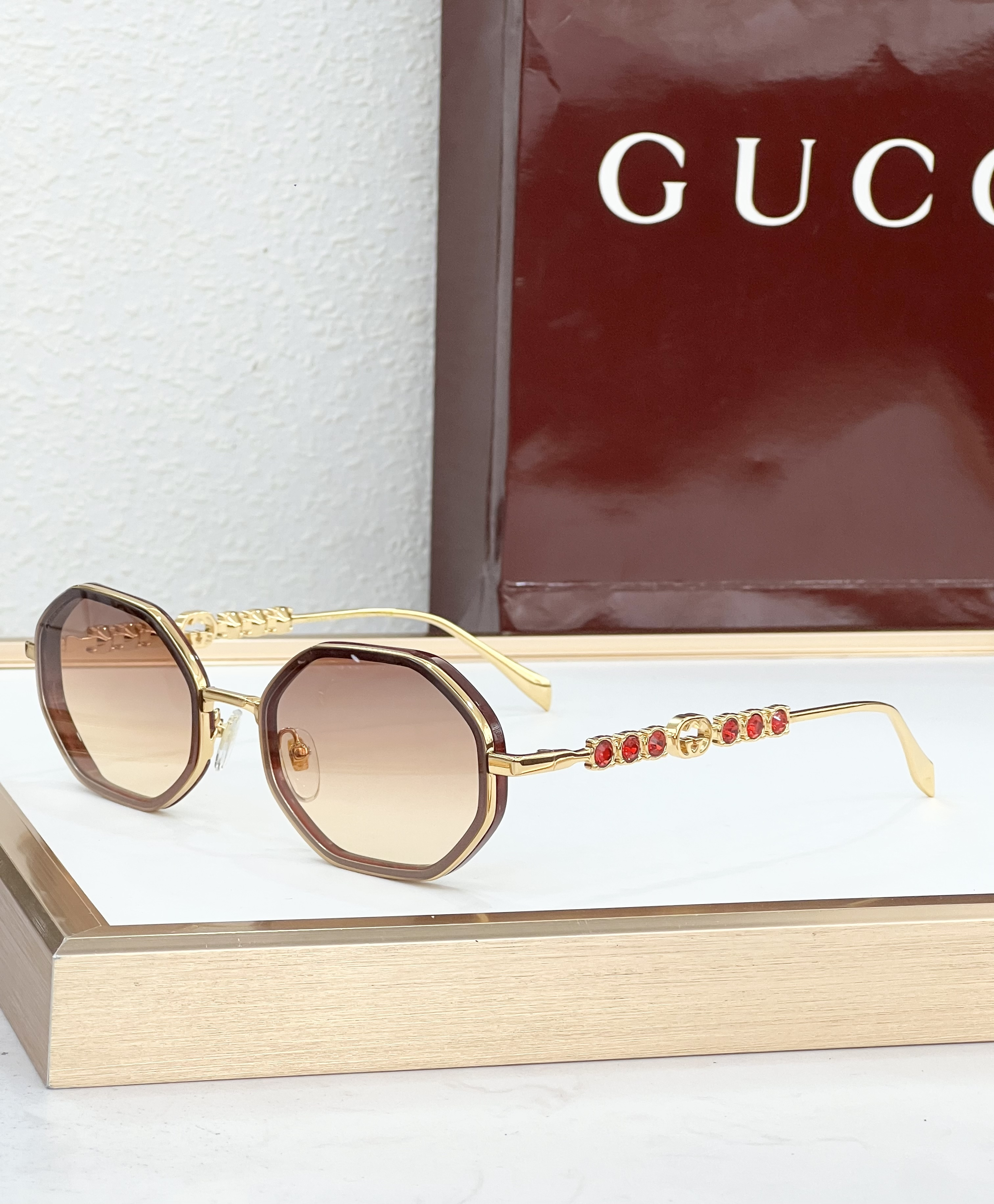 Cheap Gucci AAA Quality Sunglasses in 209168, $45 USD- [IB209168] - Replica Gucci AAA Quality Sunglasses