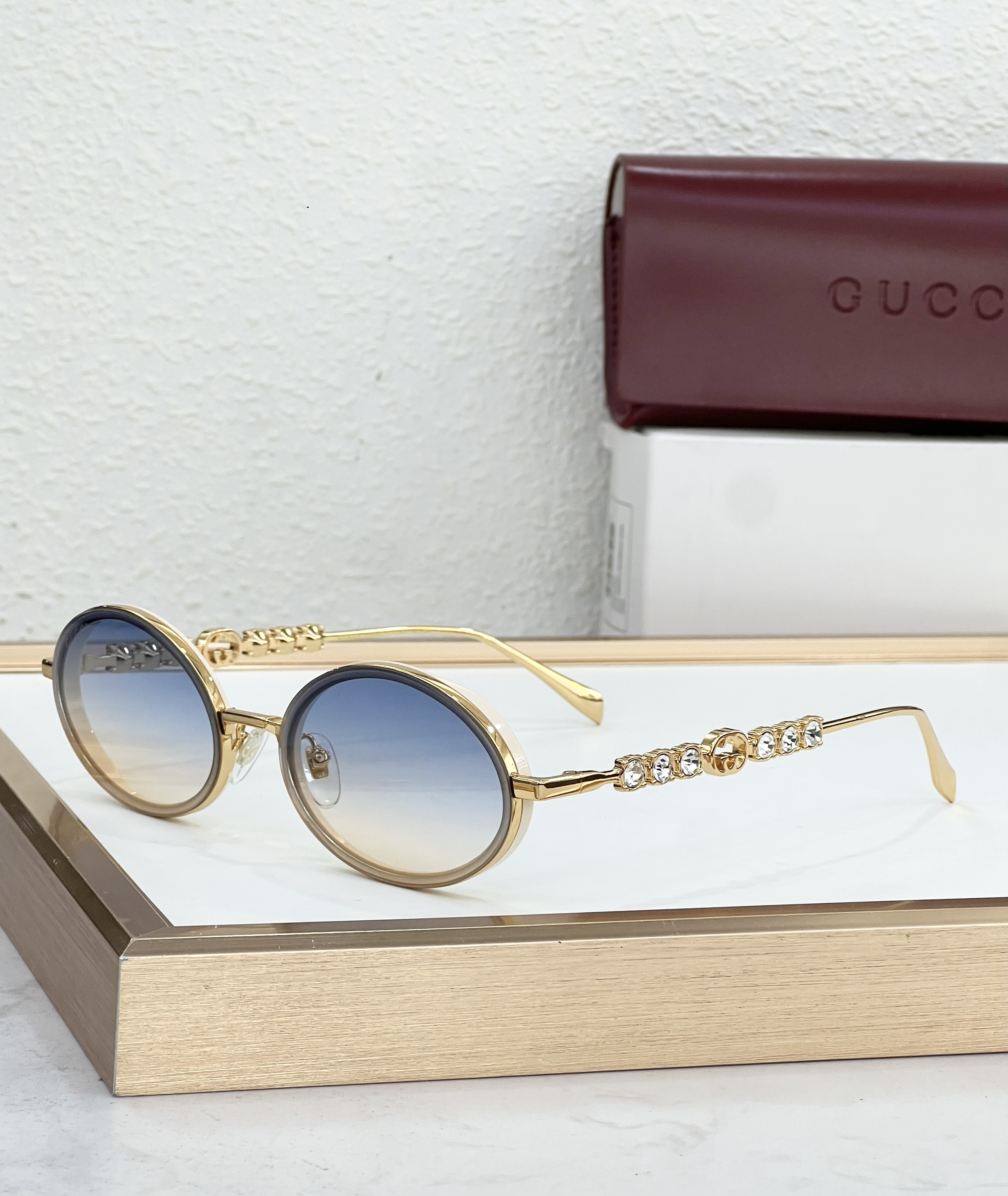 Cheap Gucci AAA Quality Sunglasses in 209169, $45 USD- [IB209169] - Replica Gucci AAA Quality Sunglasses