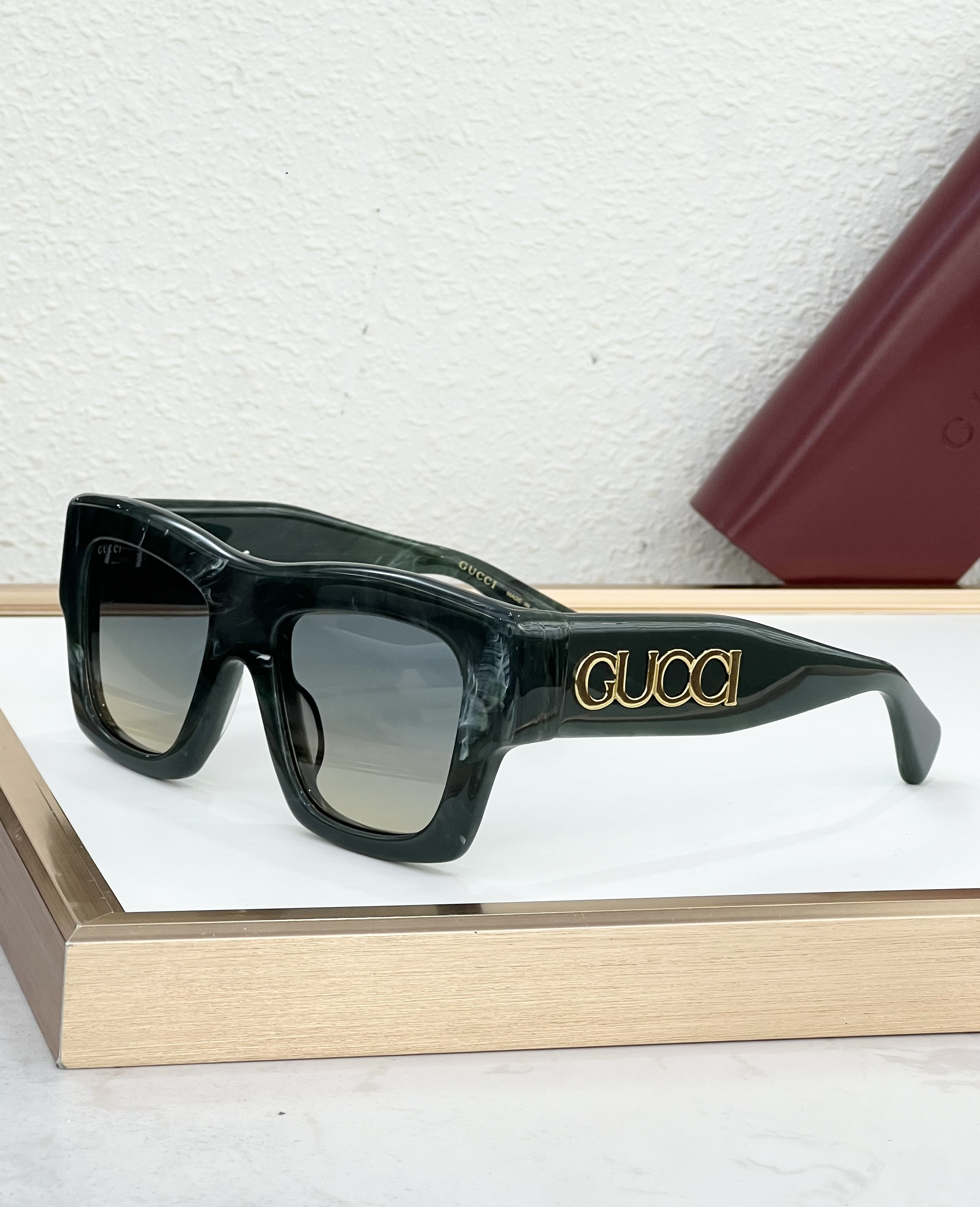 Cheap Gucci AAA Quality Sunglasses in 209177, $45 USD- [IB209177] - Replica Gucci AAA Quality Sunglasses