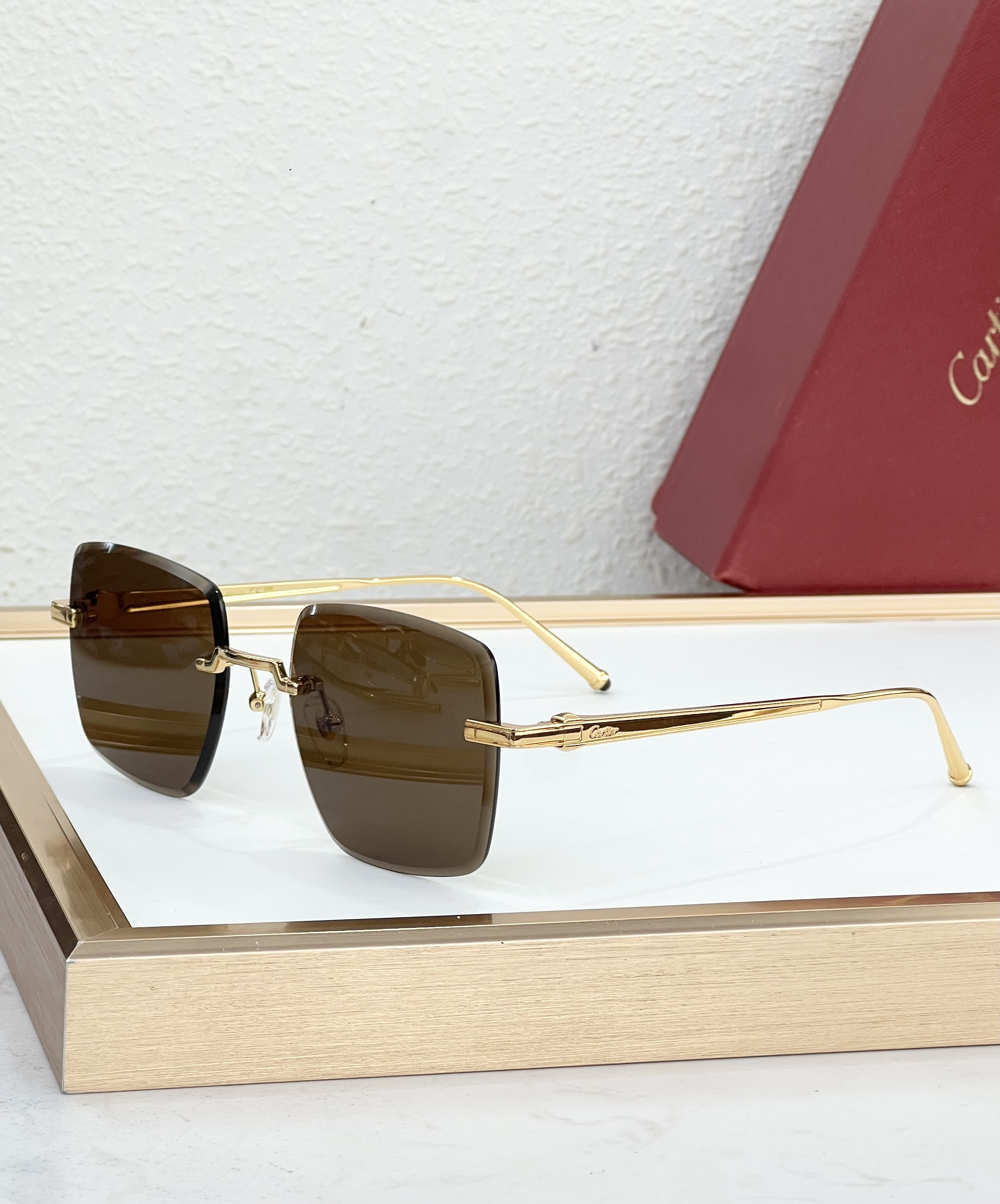 Cheap Cartier AAA Quality Sunglasses in 209235, $45 USD- [IB209235] - Replica Cartier AAA Quality Sunglasses