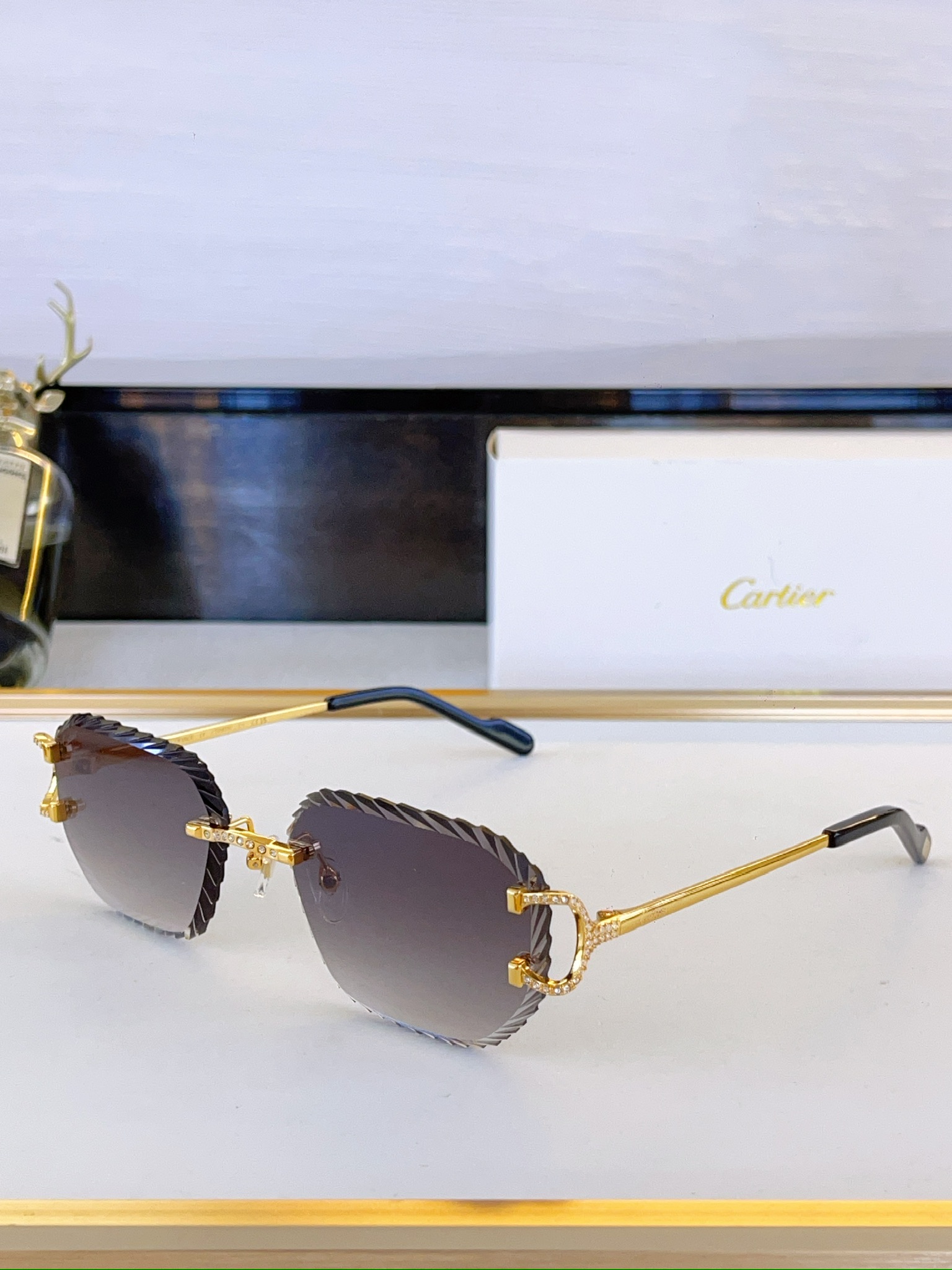 Cheap Cartier AAA Quality Sunglasses in 209239, $45 USD- [IB209239] - Replica Cartier AAA Quality Sunglasses