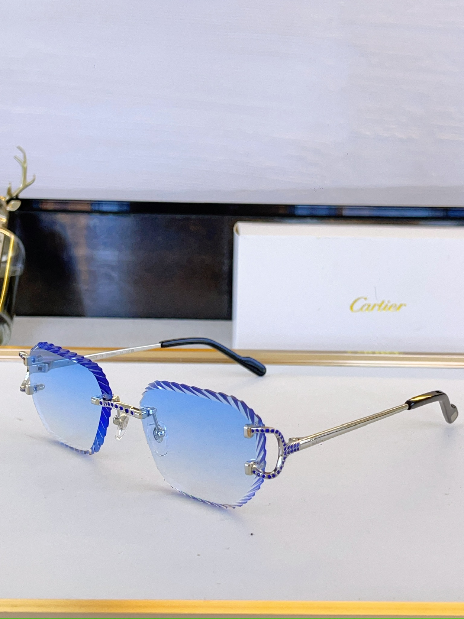 Cheap Cartier AAA Quality Sunglasses in 209243, $45 USD- [IB209243] - Replica Cartier AAA Quality Sunglasses