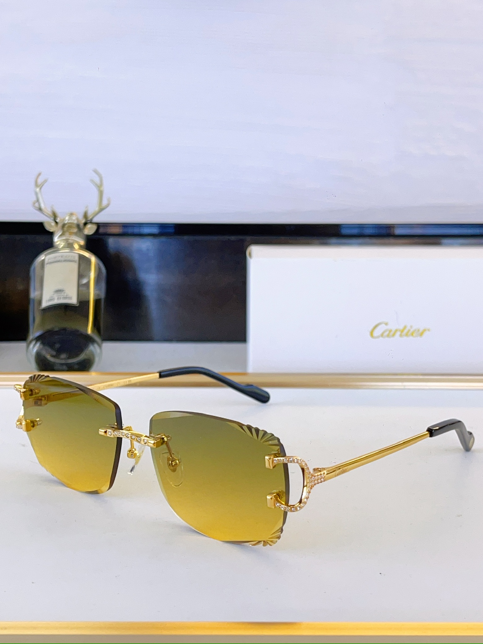 Cheap Cartier AAA Quality Sunglasses in 209247, $45 USD- [IB209247] - Replica Cartier AAA Quality Sunglasses