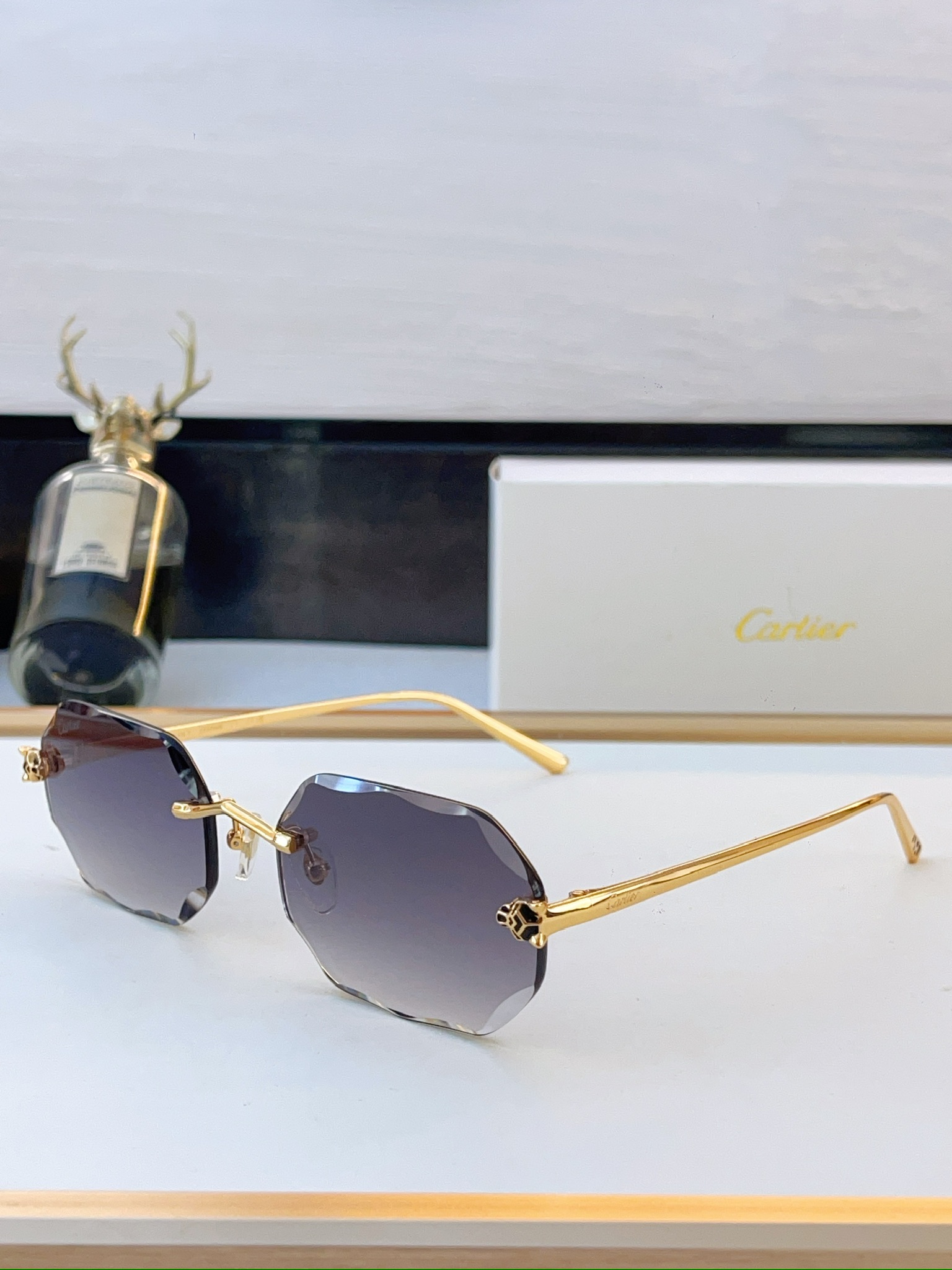 Cheap Cartier AAA Quality Sunglasses in 209250, $45 USD- [IB209250] - Replica Cartier AAA Quality Sunglasses