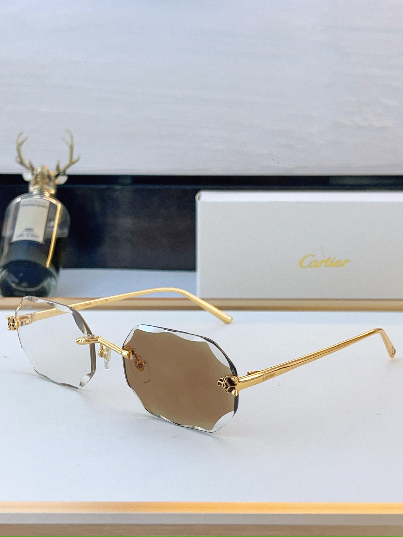 Cheap Cartier AAA Quality Sunglasses in 209257, $45 USD- [IB209257] - Replica Cartier AAA Quality Sunglasses