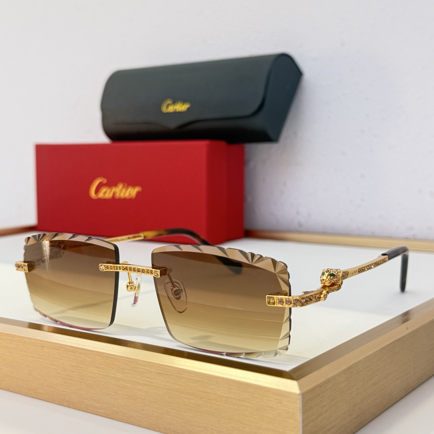 Cheap Cartier AAA Quality Sunglasses in 209287, $45 USD- [IB209287] - Replica Cartier AAA Quality Sunglasses